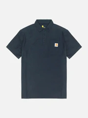 (106685) 포켓 카라 반팔티 NAVY